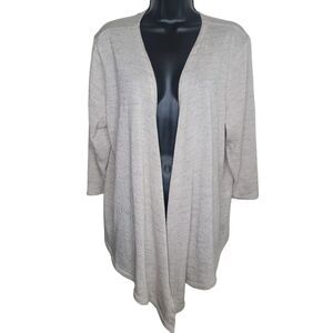 Chico's CoziSoft Tie-Front Wrap Cardi size 3/XL